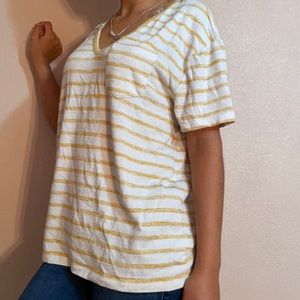 It has a pocket on the top left side